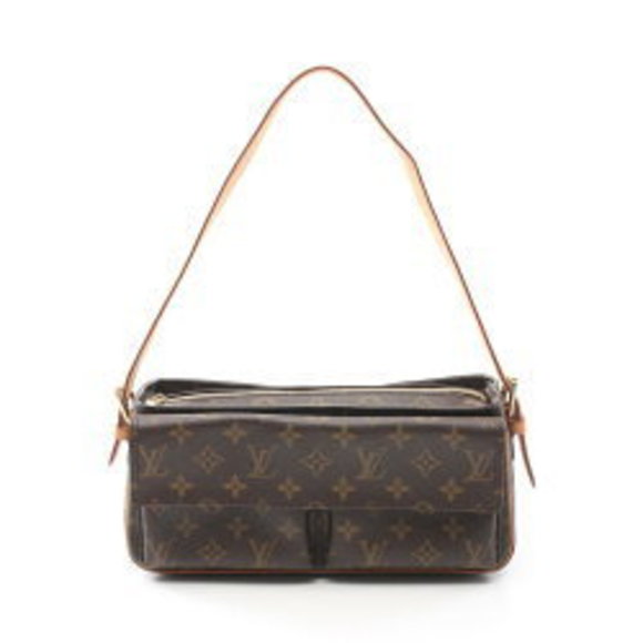 Louis Vuitton Viva Cite Shoulder Bag Leather Monogram Brown - Picture 1 of 8